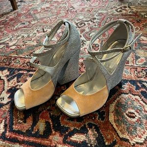 Dries Van Noten Glitter Sandals